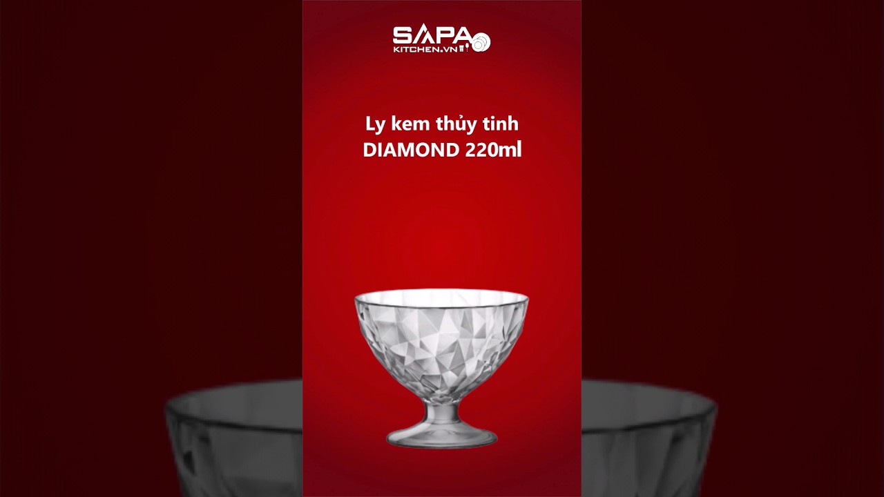 Ly kem thủy tinh Diamond 22cl