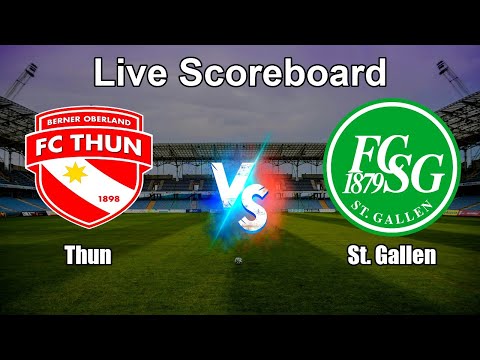 Thun vs St. Gallen Live Score - Switzerland Super League