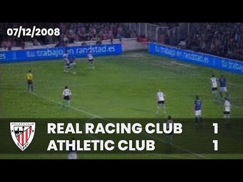 ⚽️ [Liga 08/09] J14 I Real Racing Club 1 - Athletic Club 1 I LABURPENA