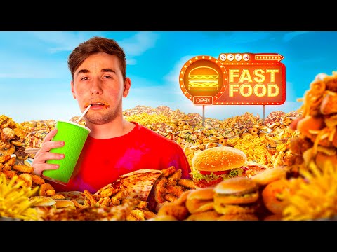 MANGIO solo FAST FOOD per UNA SETTIMANA 🍟 SENZA bere ACQUA!! #2