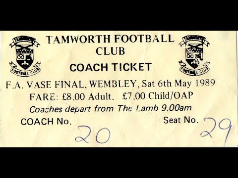 1988-89 FA Vase Final - The journey to Wembley