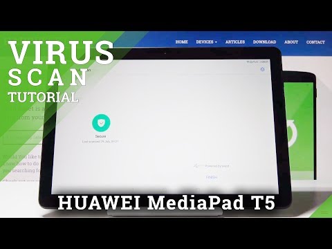 How to Perform Virus Scan in HUAWEI MediaPad T5 - Detect Malware