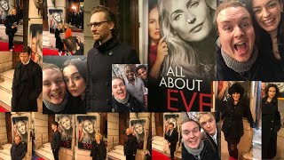 All About Eve Press Night | Tom Hiddleston Gillian Anderson Lily James
