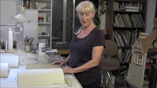 Artist Jacquie Vaux demonstrates How to Glue Watercolor Paper to a Board