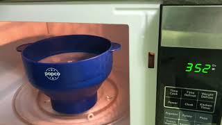 The Original Popco silicone microwave popcorn popper review from Amazon