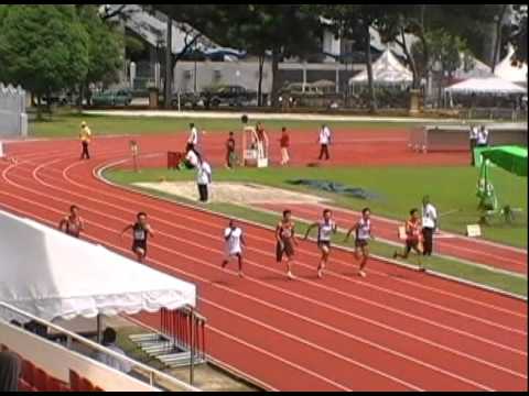 100m Men SF 2 - 87th MAAU Open 2010 (Yahya Hassan Habeeb 10.39s).avi