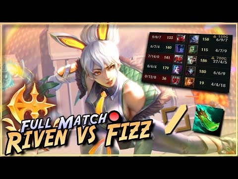 Riven vs Fizz MID | FULL MATCH | Lanzhun