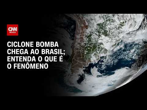 O que é ciclone bomba? Fenômeno chega ao país e Defesa Civil emite alerta | CNN PRIME TIME