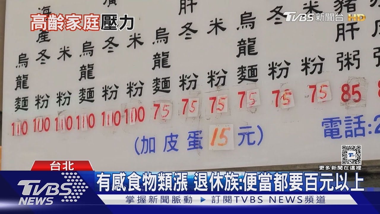 「老年家庭」吃老本生活物價 壓力竟比平均高連四年超過2%