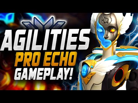 Agilities Pro DPS Main Echo gameplay! [ Overwatch Season 27 Top 500 ]