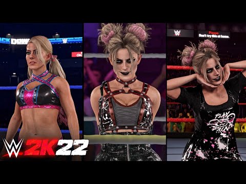 WWE 2K22 - All 3 Alexa Bliss Entrances In The Game!