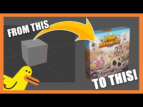 How to make your board game box in Blender - BEGINNER'S GUIDE