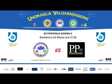Volley Serie B2F 21  giornata UnoMaglia Valdarninsieme 🆚 Ariete Prato Pallavolo