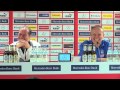 Christian Streich und Huub Stevens lachen sich auf PK kaputt | VfB Stuttgart -  SC Freiburg 2:0