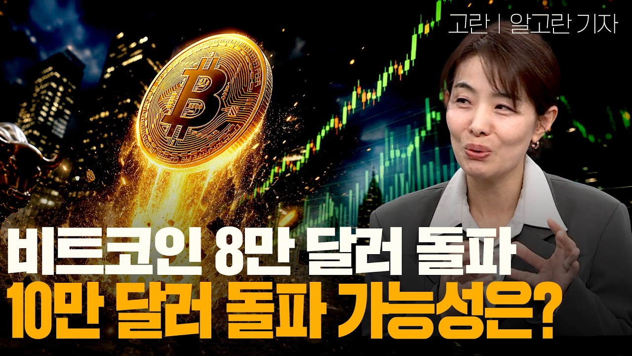 비트코인 8만 달러 돌파! 10만 달러 돌파 가능성은?ㅣ고란 기자ㅣ크립토랩스 Cryptolabs