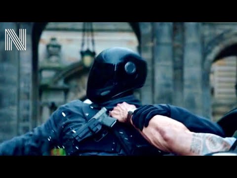 Hobbs And Shaw Car Chase Scene | Dwayne Johnson*Jason Statham*Vanessa Kirby*Idris Elba*Roman Reigns