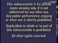 Blue FBI Warning Screens 2000 2005 Extended Edition