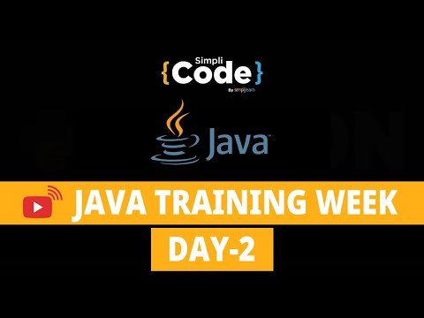 🔥java Training Week Day 2 Java Tutorial For Beginners Java Developer Training Simplicode