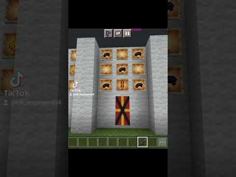 Як зробити такий флаг #майнкрафт