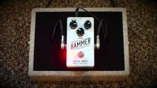 Video thumbnail for Greer Amps Hammer Distortion Fuzz by Pedal of the Day