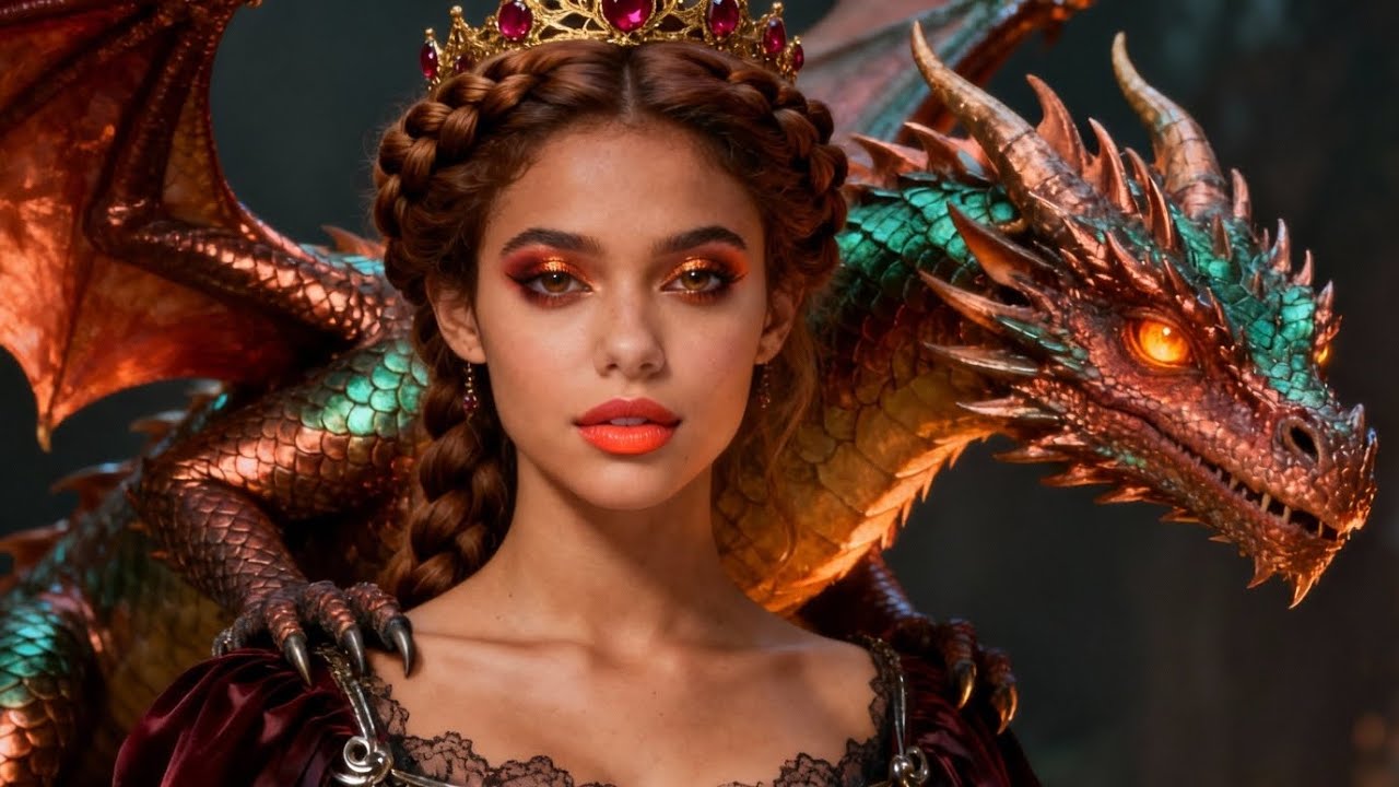 Royal Dragons & Enchanted Queens | Epic AI Cinematic Journey 👑🐉✨