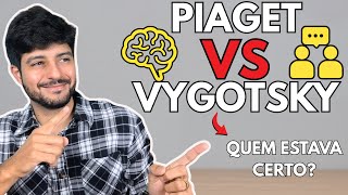 Qual é a verdadeira diferença entre Piaget e Vygotsky — e como entender isso de vez em 5 minutos.