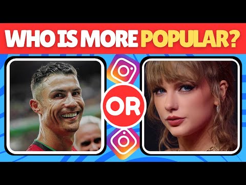 Who has more Instagram Follower? | HIGHER or LOWER | Celebrity Quiz 2024