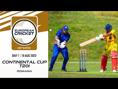 🔴 ECN Continental Cup T20I, 2023 | Day 1 | T20 International Cricket | European Cricket
