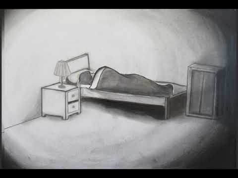 Charcoal Animation - The Monster Under The Bed