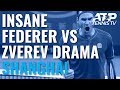 UNBELIEVABLE Drama in Federer vs Zverev Second Set! | Shanghai 2019 Quarter-Final