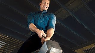 AVENGERS 2 Age of Ultron  Movie Clip "Lifting Thor's Hammer"
