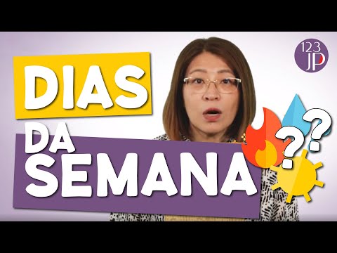 Os Dias da Semana em Japonês (Kanji &amp; curiosidades!)