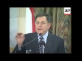 Arab League Secretary General Amr Moussa Arrives In Beirut