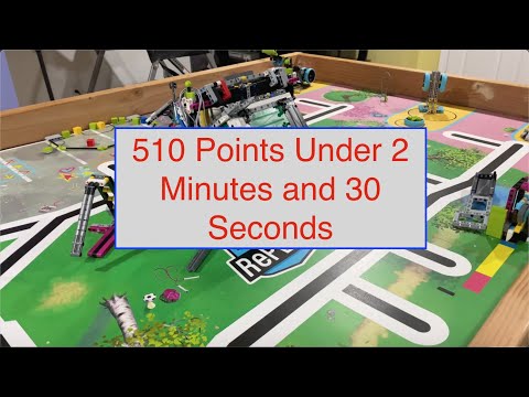 FLL RePLAY - 510 Points Under 2 Minutes and 30 Seconds - Practice Run