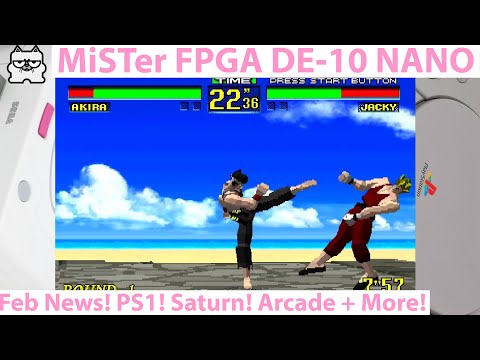 MiSTer FPGA DE-10 February News! PS1 Sound! Sega Saturn! Shadowmasks! Arcade Cores and More!