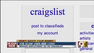 Job scam uses BBB logo
