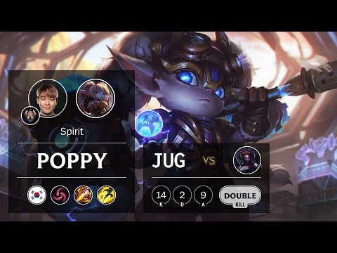 Poppy Jungle vs Elise - KR Challenger Patch 9.23