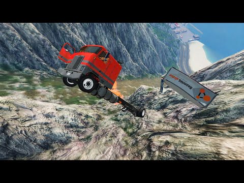 Cars vs Cliff Drops #2 - BeamNG Drive