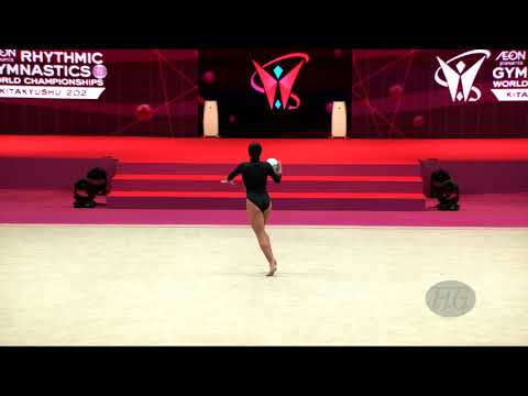 AGHAMIROVA Zohra (AZE) - 2021 Rhythmic Worlds, Kitakyushu (JPN) - Qualifications Ball