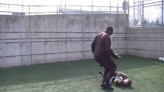 preview picture of video 'Little Goalkeeper'