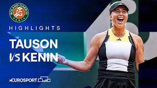Clara Tauson vs Sofia Kenin | Round 3 | French Open 2024 Highlights 🇫🇷