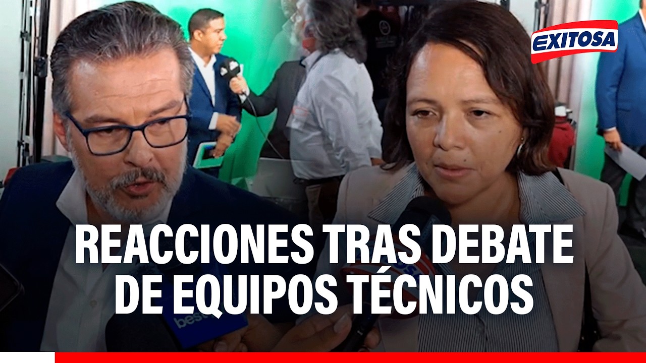 🔴🔵 Debate Presidencial de EQUIPOS TÉCNICOS 2026: Reacciones de Fuerza Popular y Juntos Por el Perú