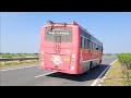 ANDHRA RTC EXPRESS BUS HIGH SPEED ON THE ROAD AND MOST BEATIFUL