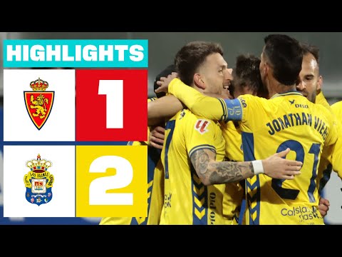 REAL ZARAGOZA 1 - 2 UD LAS PALMAS | RESUMEN LALIGA HYPERMOTION