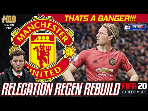 THATS A BANGER! - Relegation Regen Rebuild - Fifa 20 Manchester United Career Mode - 10