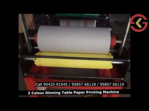 Dinning Table Roll Printing Machine