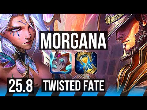 MORGANA vs TWISTED FATE (MID) | Dominating | KR Master | 25.8