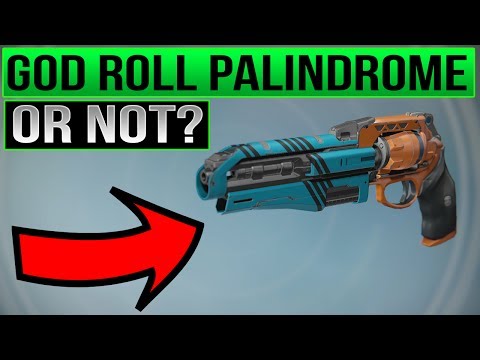 Destiny GOD ROLL PALINDROME REVIEW! Is It Good?!