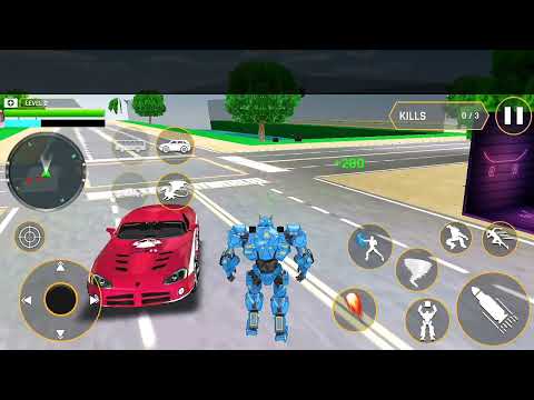 dragon robot car game -robot game