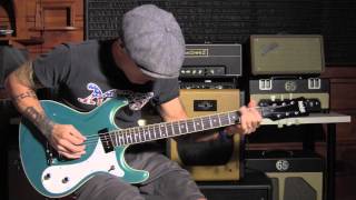 RJ Ronquillo demos the Eastwood Sidejack Baritone - Swart AST amp